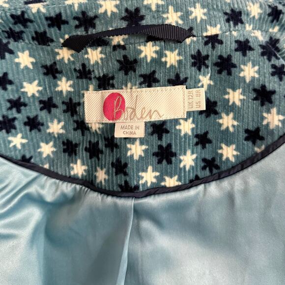 Boden Oxshott Corduroy Single-Breasted with Single-button Closure Blazer US 8R - Picture 7 of 11